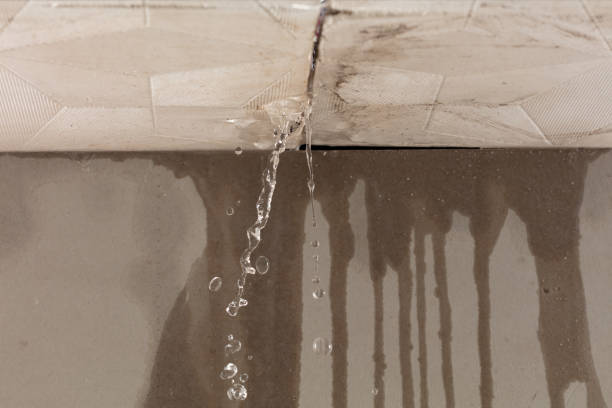 Professional Flood Damage Cleanup technician working in Luxemburg, WI